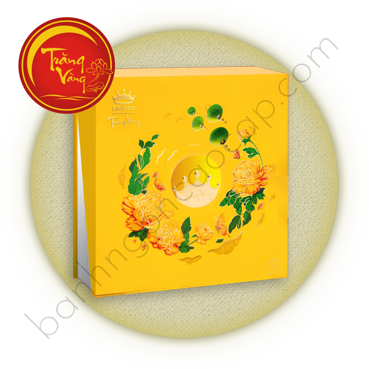 Trăng Vàng Hồng Ngọc An Nhiên ( Vàng ) - Bánh Trung Thu Kinh Đô